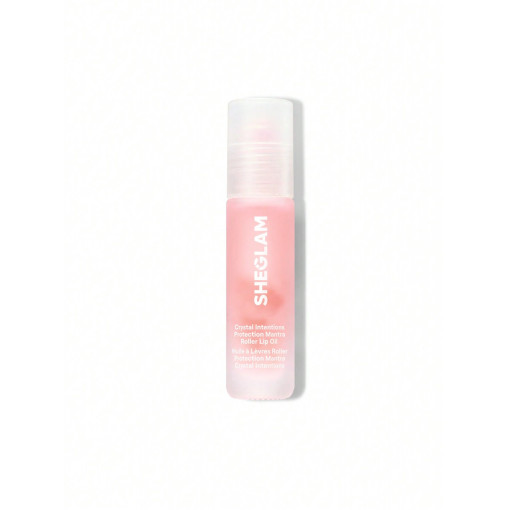 Crystal Intentions Protection Mantra Roller Lip Oil-Rose Quartz