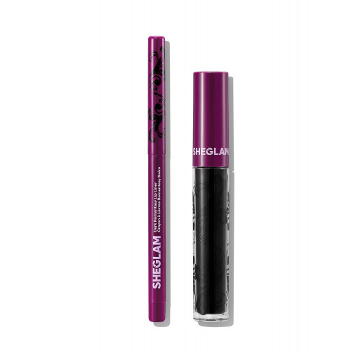 Dark Romantasy Lip Liner + Lip Gloss Kit-Into The Abyss Dark Romantasy Lip Liner + Lip Gloss Kit-Into The Abyss