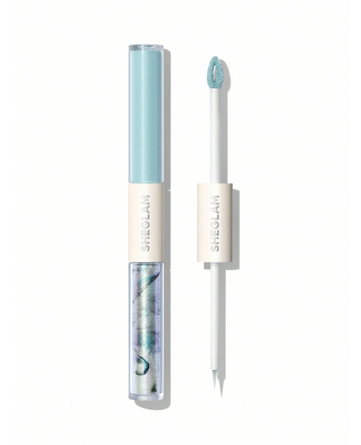 Тени для век Silk & Sparkle Double Ended Liquid Eyeshadow-Sky